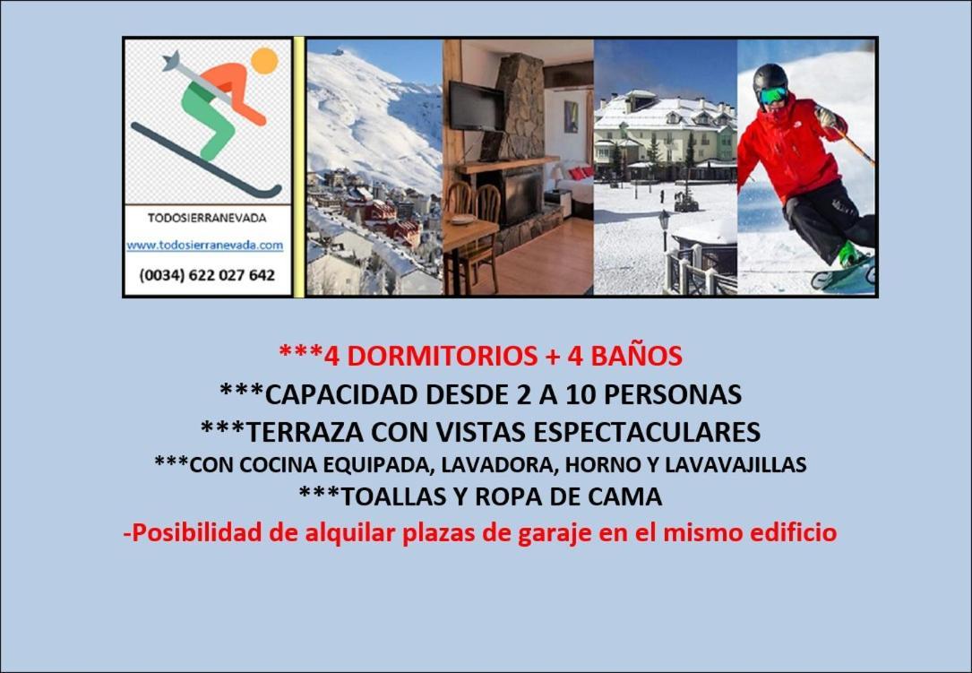 Todosierranevada - Duplex 4 Dormitorios - Vistas Espectaculares A La Montana Sierra Nevada Bagian luar foto